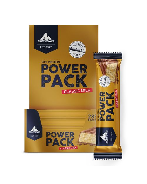 Power Pack Bar - Classic Milk Banana, 24 x 35g