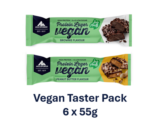 £1.65 / 55g - Vegan Taster (6 Bars)